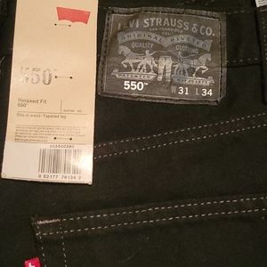Black Levi 550 jeans